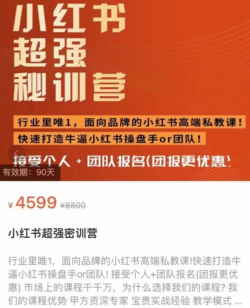 小红书超强密训营,爆文制造技巧,低预算高roi投放技巧,内容营销思维