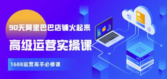 【90天阿里巴巴店铺火起来】高级运营实操课,1688运营高手必修课