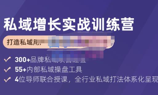 馒头商学院·私域增长实战训练营(第五期),打造私域用户+营收的双核增长引擎