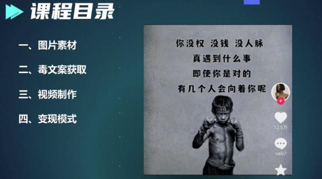 拆解抖音毒文案号,一天变现2000的项目,适合新手!