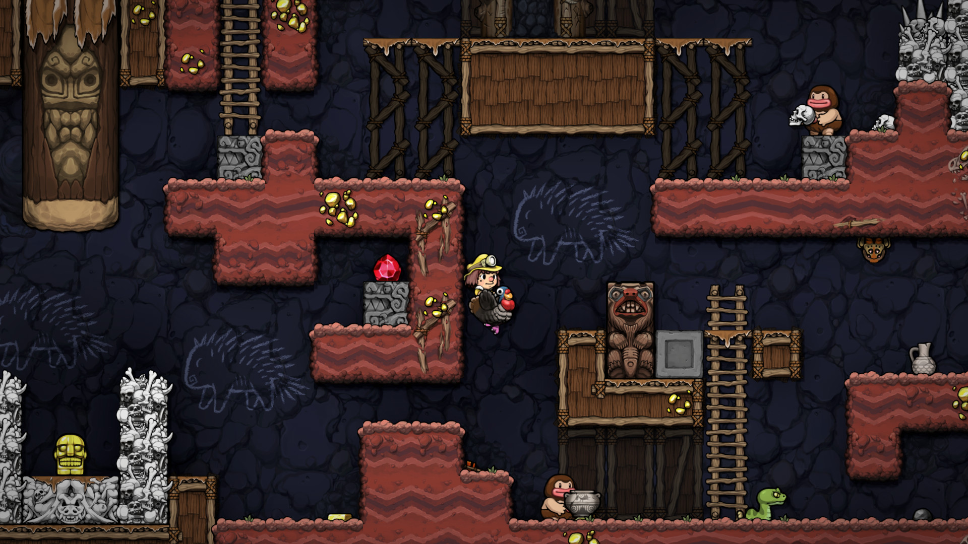 《洞穴冒险2 Spelunky 2》Switch中文版NSZ下载 – 含1.27.0补丁