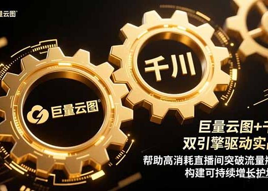 巨量云图+千川双引擎驱动实战：帮助高消耗直播间突破流量瓶颈，构建可…